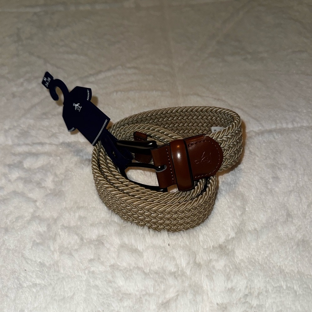 Original Penguin Men’s Tan Braided Belt Sz 34-36